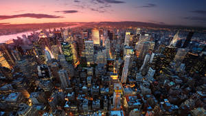 Hình nền Thành phố New York nhìn từ trên cao