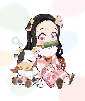 Quỷ Sát Nhân Nezuko và Chú Bò