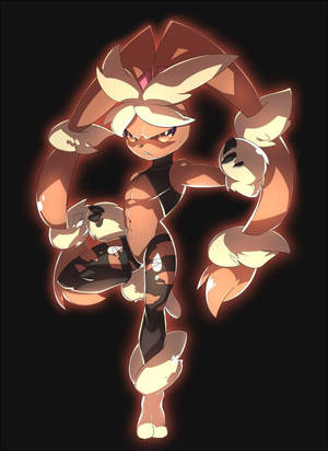 Radiant Mega Lopunny trong Tư Thế Chiến Đấu — Pokemon arceus huyền thoại Hình nền