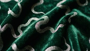 Nhung xanh đậm với họa tiết rắn bạc tạo nên hình nền sang trọng mang phong cách Slytherin. — Thẩm mỹ slytherin Hình nền