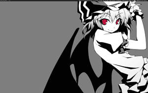 Đen Trắng Anime Mắt Đỏ