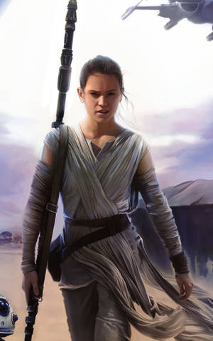 Rey Skywalker Star Wars Tablet — Huawei MatePad Mini Hình nền