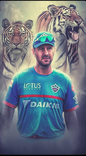 Hình nền Ricky Ponting – Delhi Capitals — 9:16 Hình nền