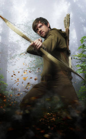 Hình nền Robin Hood tạo dáng với cung — Galaxy Tab Hình nền