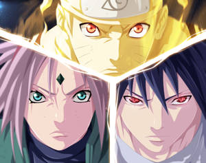 Hình nền Sakura, Naruto và Sasuke của Đội 7 — Naruto và sasuke Hình nền