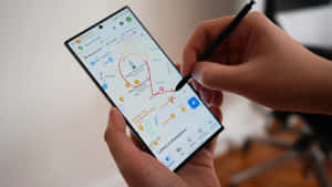 Samsung S23 Ultra dùng Google Maps với bút S Pen