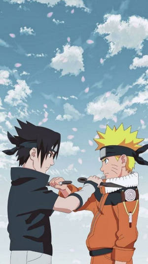 Sasuke Naruto iPhone đối mặt — Naruto vs sasuke Hình nền