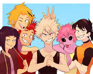 Hình nền sáu thành viên Bakusquad — 5:4 Hình nền
