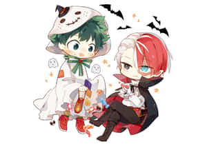 My Hero Academia Halloween [hình nền] — Manga GIF Hình nền