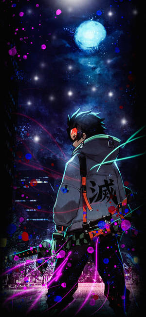 Sick Phone Tanjiro — Galaxy S25 FE Hình nền