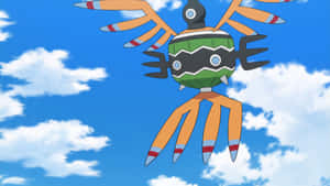 Sigilyph trên nền trời xanh có mây — Pokemon Hình nền