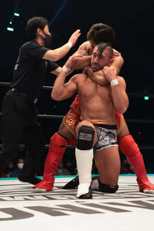 Simon Gotch Đấu Với Masakatsu Funaki Giải Vô Địch Quốc Gia V3 — Huawei MatePad 11.5 (2025) Hình nền