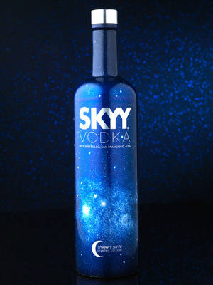 Skyy Vodka Starry Skyy Biến Thể — Xanh đậm GIF Hình nền