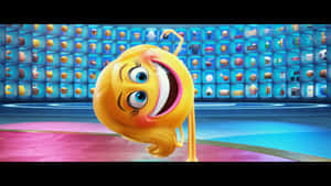 Smiler phấn khích trong The Emoji Movie — Hài hước Anime Hình nền
