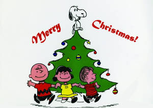 Hình nền Snoopy Đỉnh Cây Thông Giáng Sinh — Snoopy giáng sinh Hình nền