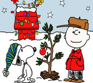 Hình nền Snoopy Giáng Sinh Ngôi Sao — Snoopy giáng sinh Hình nền