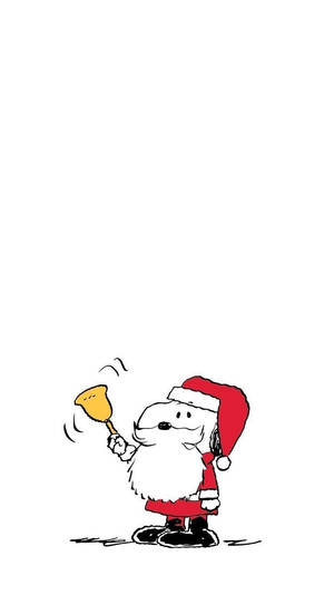 Hình nền Snoopy Mặc Trang Phục Ông Già Noel Giáng Sinh — Snoopy giáng sinh Hình nền
