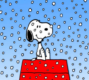 Hình nền Snoopy Ngôi Nhà Tuyết Giáng Sinh — Snoopy giáng sinh Hình nền