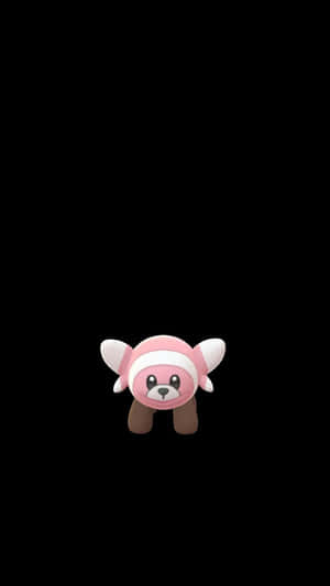 Stufful trên nền đen — Pokemon Điện thoại Hình nền
