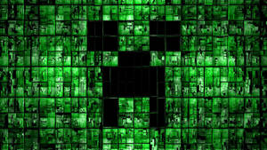Hình nền ảnh ghép Creeper Minecraft. — 2560x1440 Hình nền
