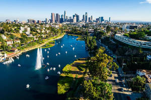 Hình nền Sunset Boulevard Hồ Echo Park