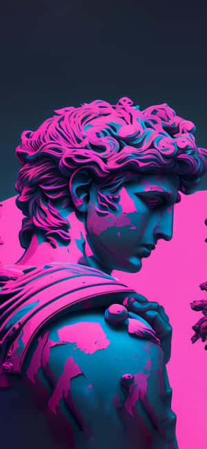 Nền Vaporwave — iPhone 13 Pro Hình nền