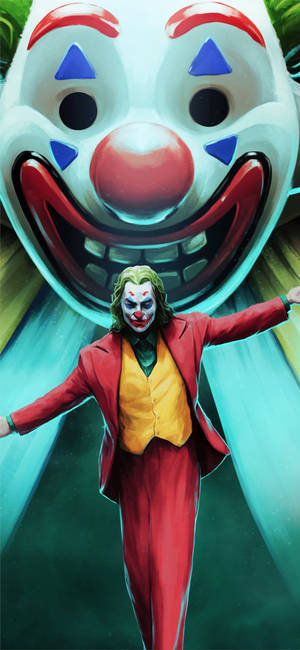 Hình nền tranh minh họa nghệ thuật Joker 2019 — iPhone 12 Pro Max Hình nền