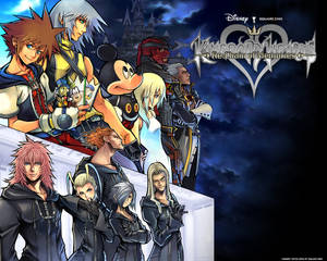Tác phẩm nghệ thuật với logo Kingdom Heart
