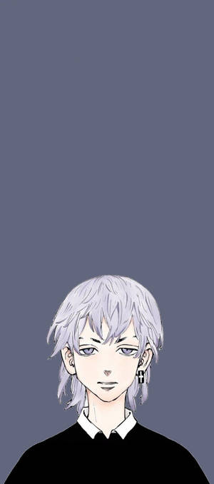 Hình nền Takashi Mitsuya anime tối giản — Pixel 11 Hình nền