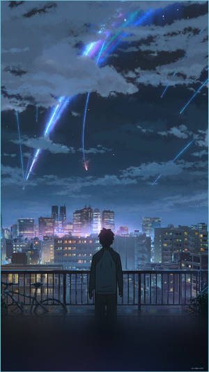 Flares YourName Anime Android hình nền ...anupghosal — Anime boy Hình nền