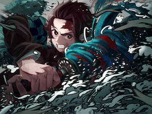 Tanjiro Thủy Hô Hấp Ảnh Đại Diện Demon Slayer — Thợ săn quỷ tanjiro Hình nền