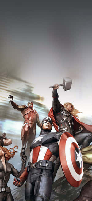 Hình nền iPhone Xs Marvel's Avengers — Tecno Camon Slim Hình nền