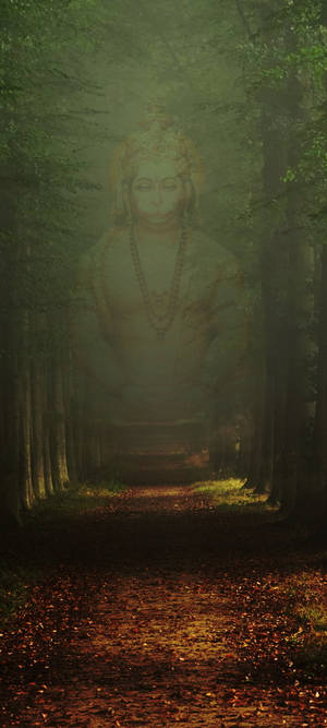 Thần Hindu Hanuman Hiện Ra — Pixel 9 Hình nền