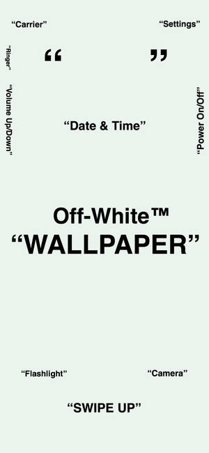 Hình nền Off White cho iPhone — iPhone 18 Pro Hình nền
