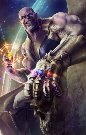 Thanos Trên Ngai Vàng HD — Galaxy Tab Active5 Hình nền