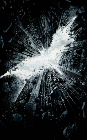 Hình nền logo Người Dơi The Dark Knight Rises — Galaxy Tab S10+ Hình nền