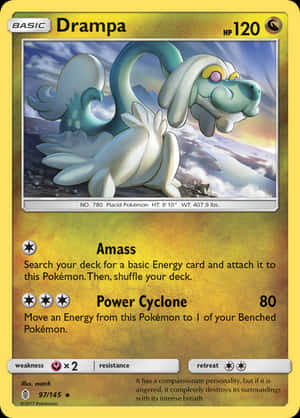 Thẻ Drampa Vàng — Pokemon Điện thoại Hình nền