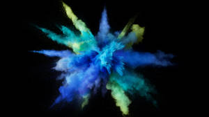 Artistic smoke explosion Macbook wallpaper