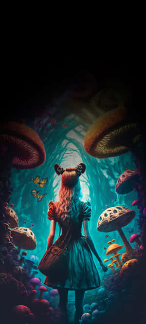 Nền Alice Ở Xứ Sở Thần Tiên — 1440x3200 Hình nền