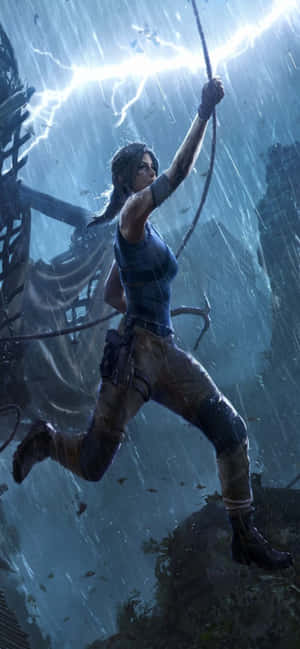 Nền Iphone Xs Max Rise Of The Tomb Raider — iPhone Xs Hình nền