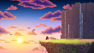 Hình nền Thiên đường thẩm mỹ Pixel Art — Hài hước thẩm mỹ Hình nền