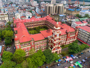Hình nền Tòa Án Tối Cao Yangon — 4:3 Hình nền