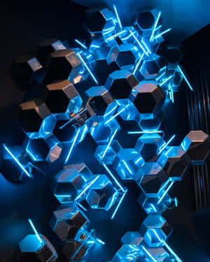 Nền xanh Neon — Neon xanh Hình nền