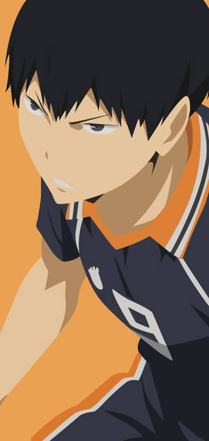 Hình nền vector art Tobio Kageyama — iPhone 11 Pro Max Hình nền