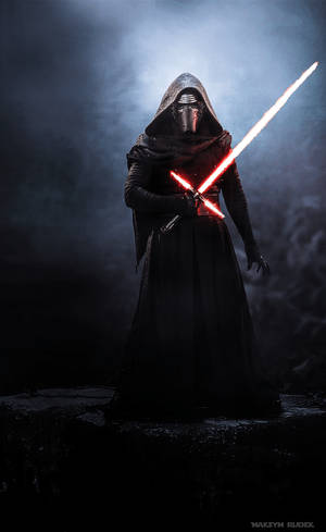 Hình nền Kylo Ren rất giống Darth Vader trong trang phục Sith. — Galaxy Tab S9 Hình nền