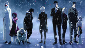 Hình nền nghệ thuật nhóm các nhân vật Tokyo Ghoul — Nhân vật Anime Hình nền