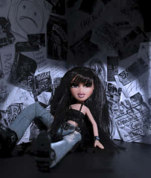 Hình ảnh thẩm mỹ Bratz — Galaxy Z Fold Hình nền