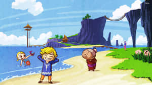 Toon Link — Anime phong cảnh GIF Hình nền