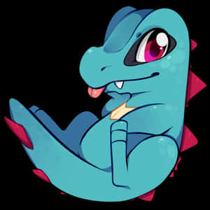 Totodile lè lưỡi — Anime máy tính Hình nền