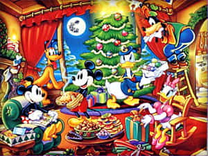 Trải nghiệm phép màu Giáng sinh Disney — Thiên thần Giáng sinh Hình nền